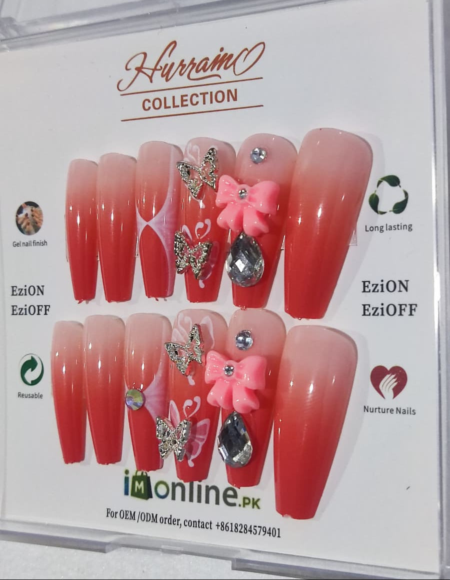 Orange Flowers and Beads