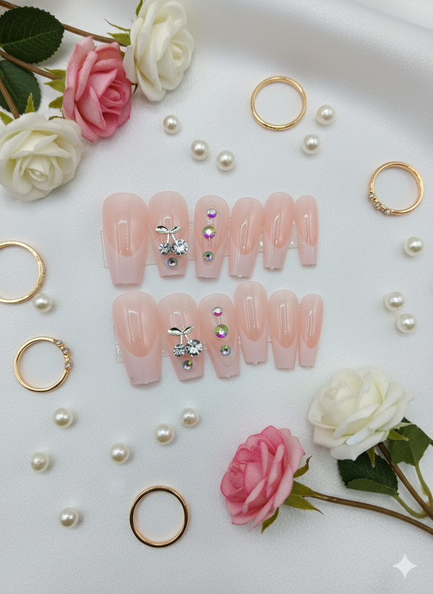 beige Stars and Flowers