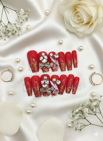 Red Sparkle Diamonds