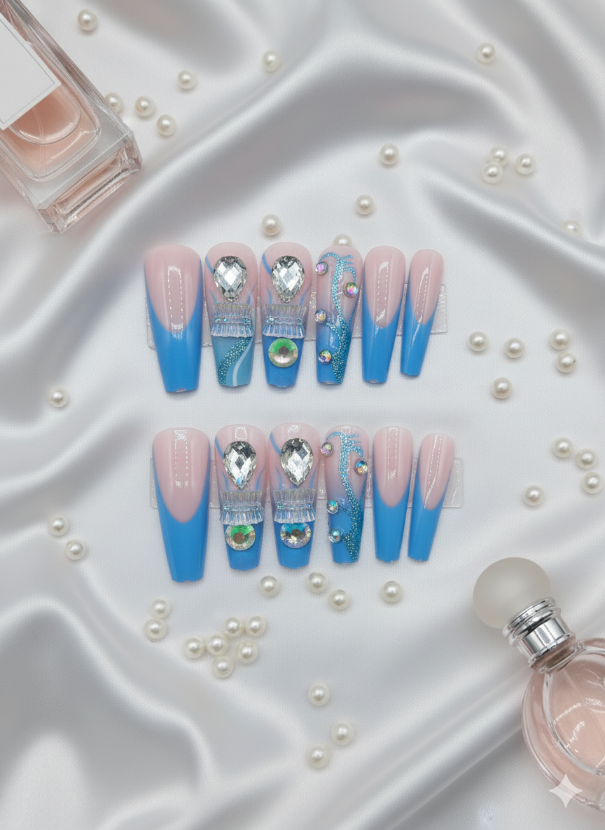 Blue n Pink Diamonds