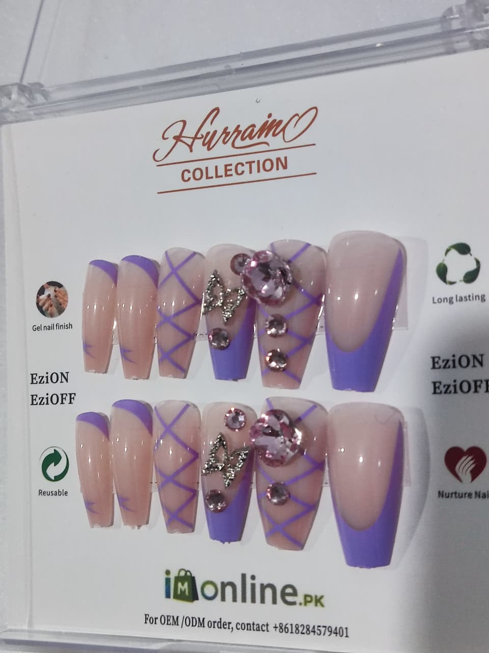 Purple Beige Checkers