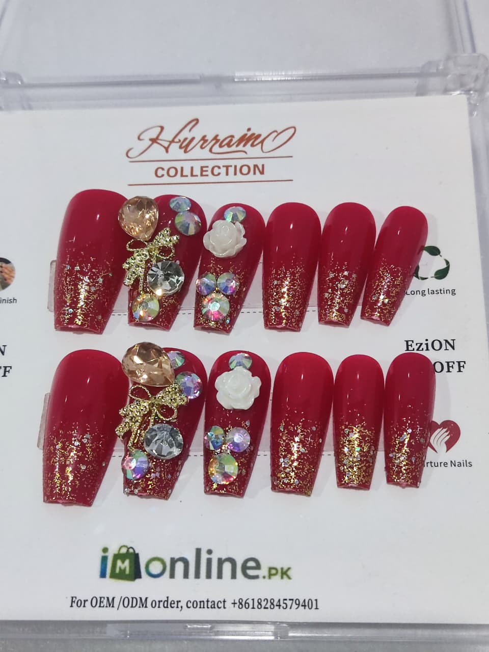 Red Sparkle Diamonds