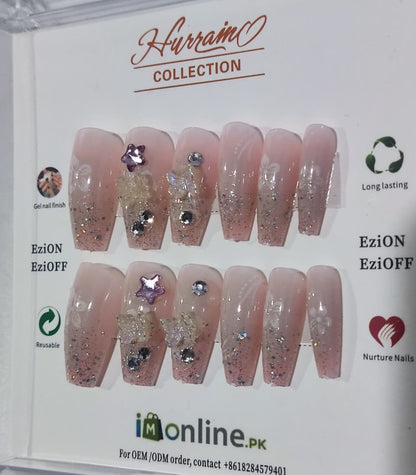 Nude Pink Diamonds and bows