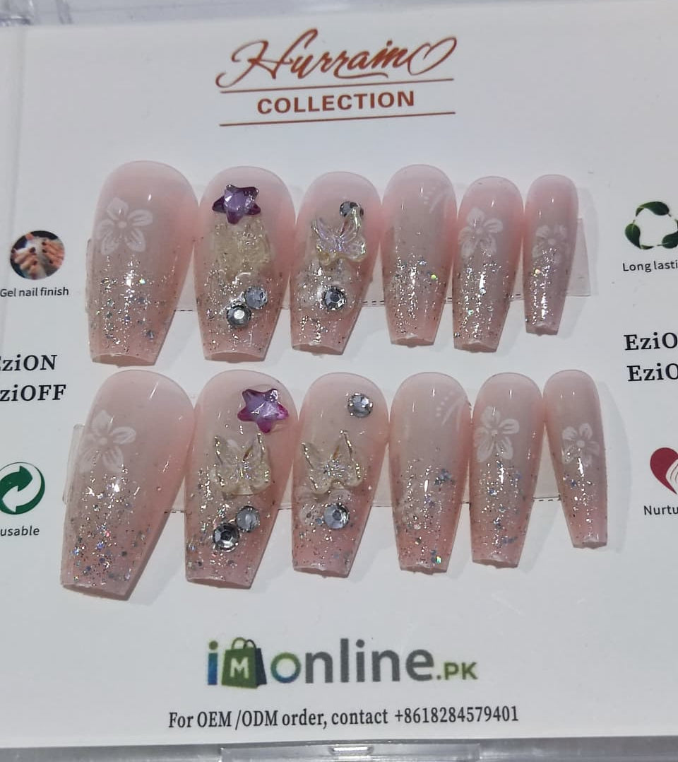 Nude Pink Diamonds and bows